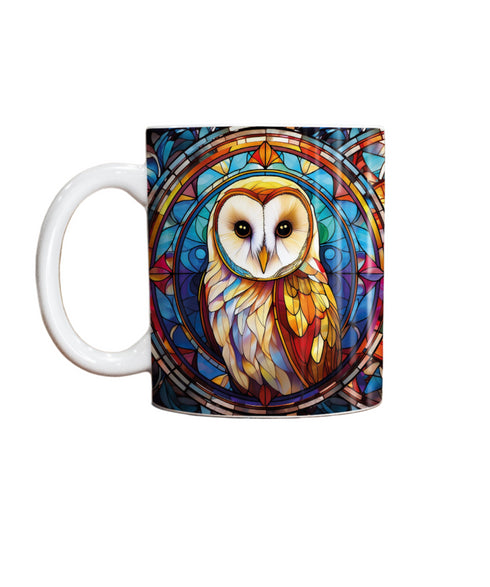Bernadette Barn Owl Suncatcher Artwork Ceramic Mug